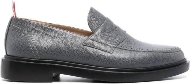 Thom Browne Penny leren loafers Grijs