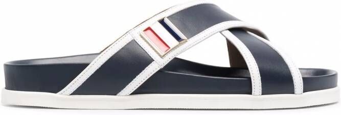 Thom Browne Sandalen met gekruiste bandjes Blauw