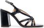 Tila March Leren sandalen Blauw - Thumbnail 1