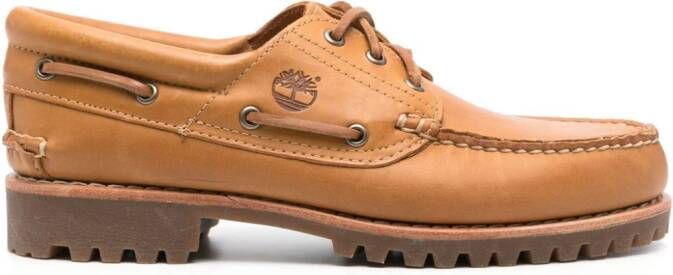 Timberland Leren bootschoenen Bruin