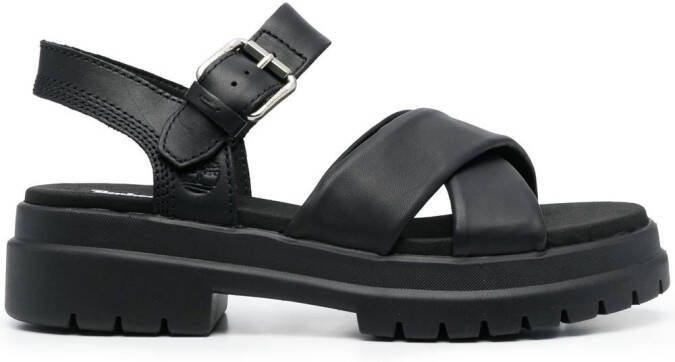 Timberland Sandalen met kruisbandjes Zwart