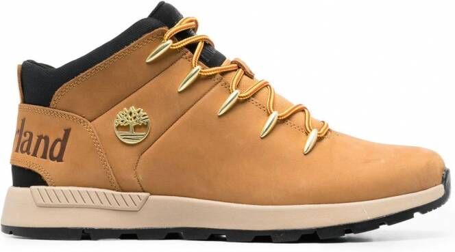 Timberland Sprint Trekker enkellaarzen met logo-reliëf Beige