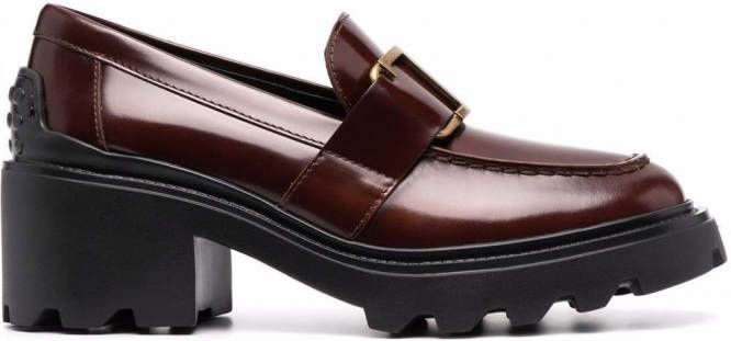 Tod's Leren loafers Bruin