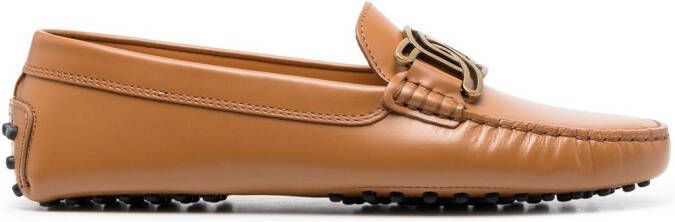 Tod's Leren loafers Bruin