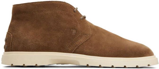 Tod's Chukka suède laarzen Bruin