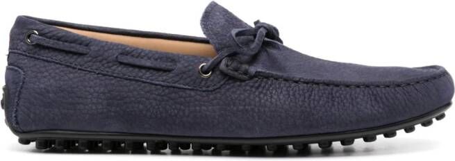 Tod's City loafers met strik Blauw