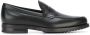 Tod's classic Penny loafers heren leer leer rubber 10.5 Zwart - Thumbnail 1