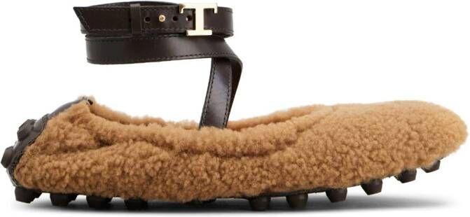 Tod's Bubble lammy ballerina's Bruin