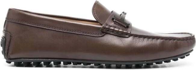 Tod's Gommino leren loafers Bruin