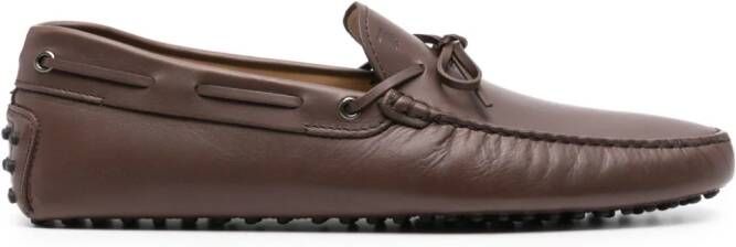 Tod's Gommino leren loafers Bruin