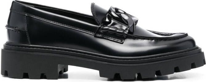 Tod's Kate leren loafers Zwart