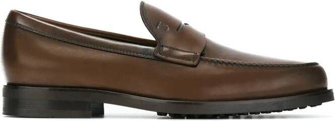 Tod's klassieke loafers Bruin