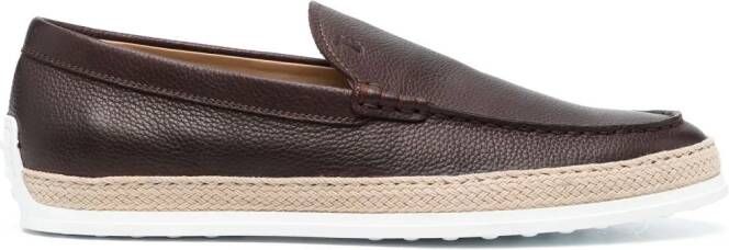 Tod's Leren loafers Bruin