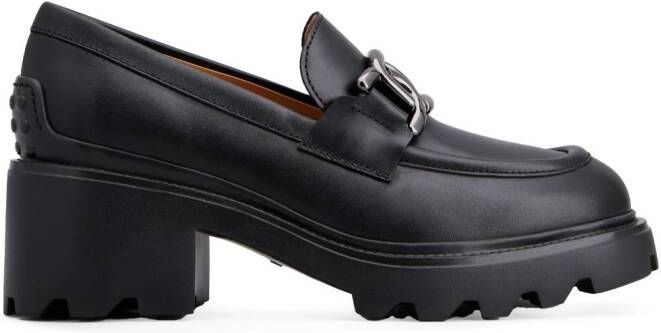 Tod's Leren loafers Zwart