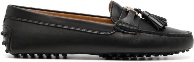 Tod's Leren loafers Zwart