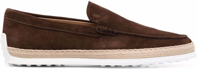 Tod's Loafers met ronde neus Bruin