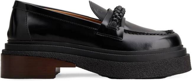 Tod's Loafers met ronde neus Zwart