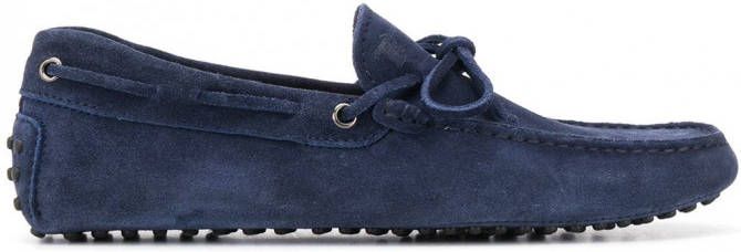 Tod's Loafers met strik detail Blauw