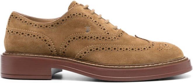 Tod's Suède brogues Bruin