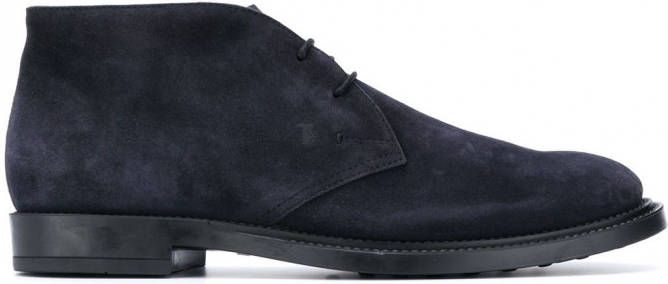 Tod's Suède desert boots Blauw