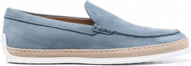 Tod's Suède loafers Blauw