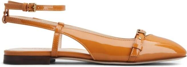 Tod's T Timeless ballerina's Oranje