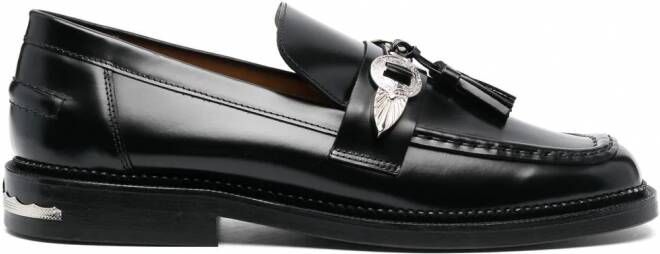 Toga Virilis Loafers met gesp Zwart