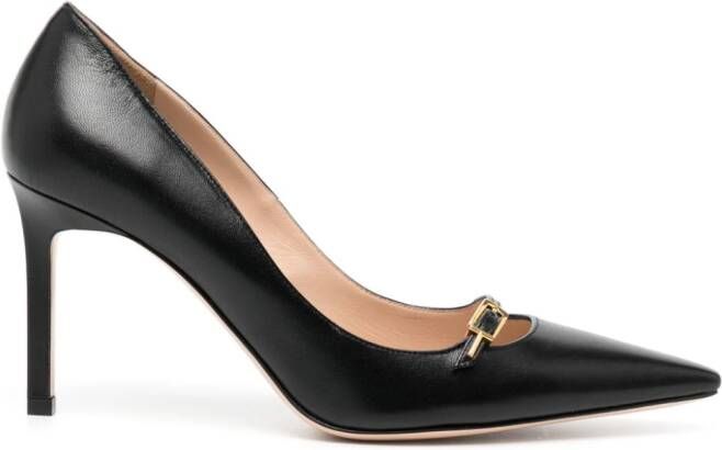 TOM FORD Angelina leren pumps met gesp Zwart