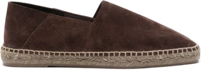 TOM FORD Barnes suède espadrilles Bruin