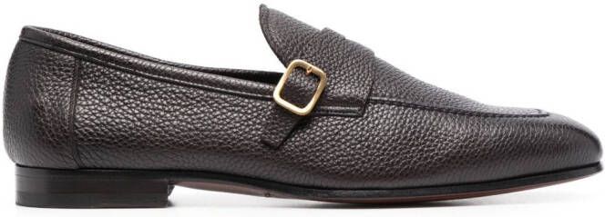 TOM FORD Loafers met vierkante neus Bruin