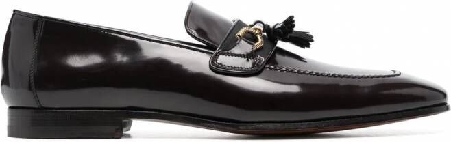 TOM FORD Loafers met horsebitdetail Bruin