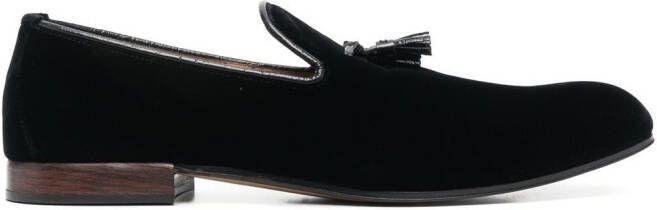 TOM FORD Leren loafers Zwart