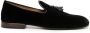 TOM FORD Nicolas fluwelen loafers Zwart - Thumbnail 1