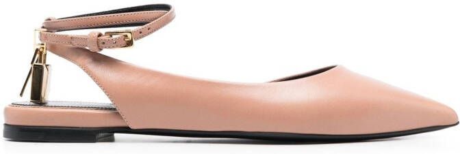 TOM FORD Slingback ballerina's Beige