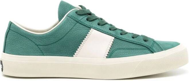 TOM FORD Sneakers met krokodillenleer-reliëf Groen