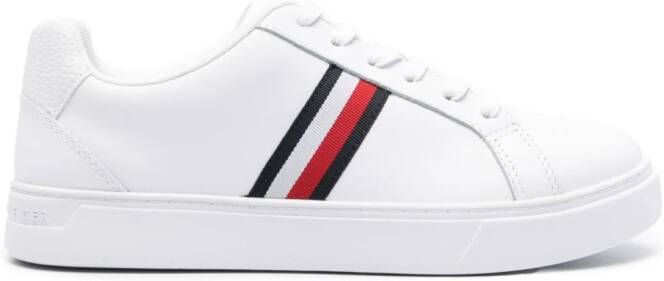 Tommy Hilfiger Essential leren sneakers Wit