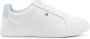 Tommy Hilfiger Flag Court leren sneakers Wit - Thumbnail 1