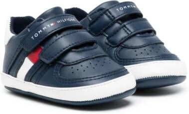 Tommy Hilfiger Junior Sneakers met klittenband Blauw