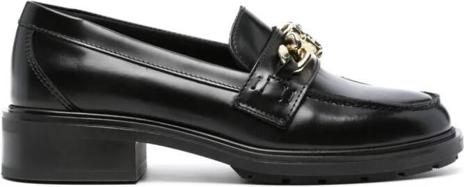 Tommy Hilfiger Leren loafers Zwart