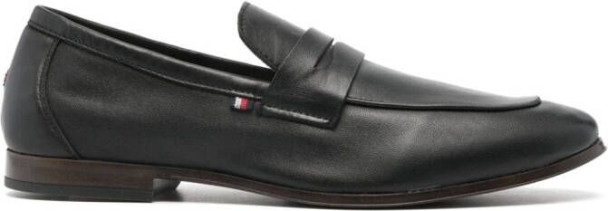 Tommy Hilfiger Leren loafers Zwart