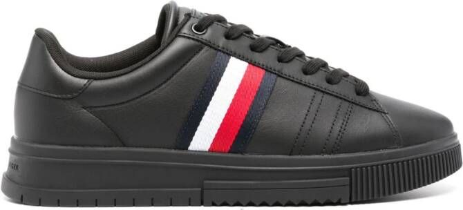 Tommy Hilfiger Sneakers met streepdetail Zwart