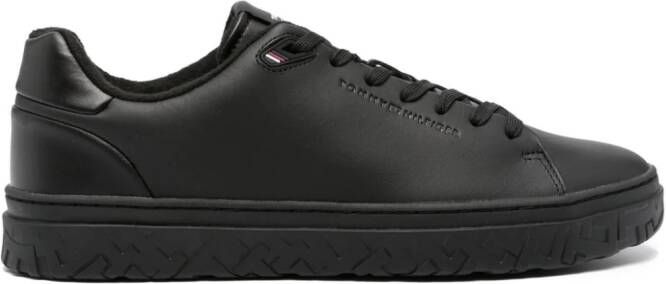 Tommy Hilfiger TH Monogram Cupsole sneakers Zwart