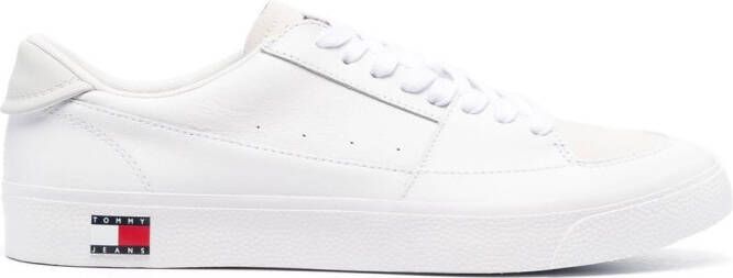 Tommy Jeans Leren sneakers Wit