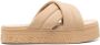 Tommy Jeans Slippers met logo-reliëf Beige - Thumbnail 1