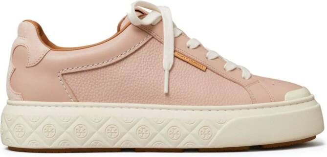 Tory Burch Ladybug leren sneakers Roze