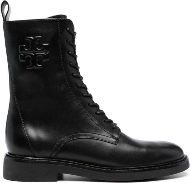 Tory Burch TT combat boots Zwart