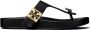 Tory Burch Mellow Thong leren sandalen Zwart - Thumbnail 1