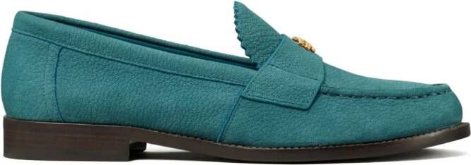 Tory Burch Suède loafers Blauw