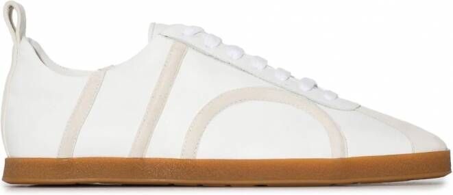 TOTEME The Leather low-top sneakers Wit