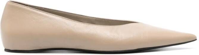 TOTEME The Asymmetric ballerina's Beige